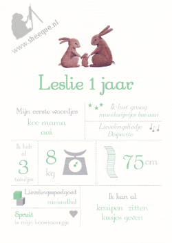 Mijlpalenposter